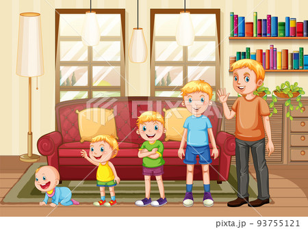 Kids having in the room 93755121