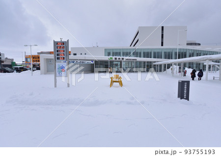 冬の北海道稚内市の風景 93755193