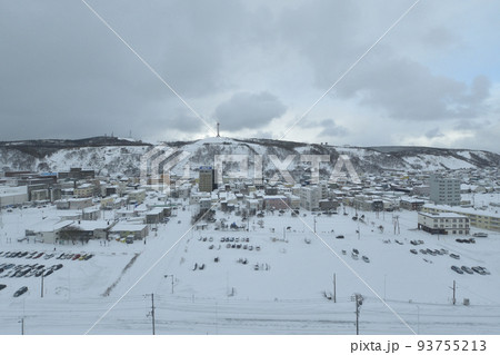 冬の北海道稚内市の風景 冬の北海道稚内市の風景 93755213