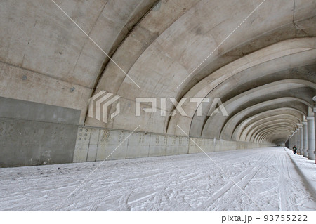冬の北海道稚内市の風景 冬の北海道稚内市の風景 93755222
