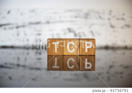 ビジネスイメージ(IT用語編)ブロック文字TCP ビジネスイメージ(IT用語編)ブロック文字TCP 93756791