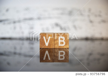 ビジネスイメージ（IT用語編）ブロック文字VB 93756796