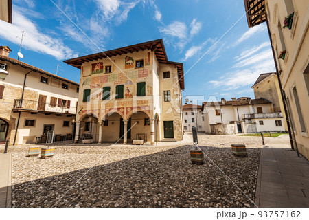 Ancient Frescoed House in Spilimbergo - Friuli Venezia Giulia Italy 93757162