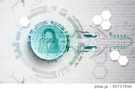Protection concept. Protect mechanism, system privacy. 93757696