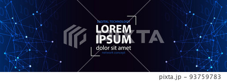 Abstract polygonal background with connecting dots and lines. Connection structure. Polygonal vector illustration. 93759783