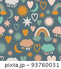Weather symbols for kids pattern 93760031