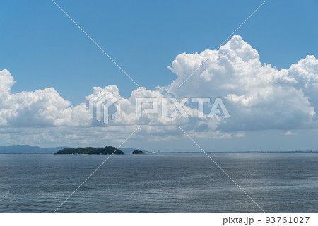 夏の空と海　愛知県蒲郡市 93761027