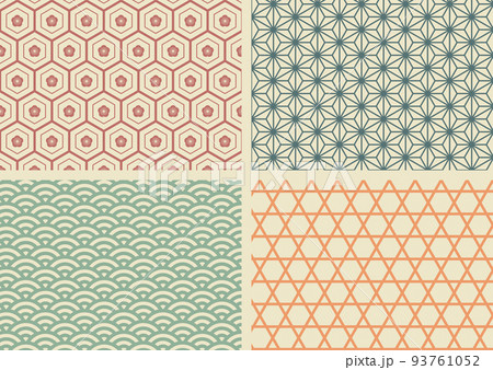 伝統文様セット レトロ調 伝統文様セット レトロ調 93761052