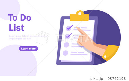 To do list or planning icon concept. All tasks...のイラスト素材 [93762198] - PIXTA