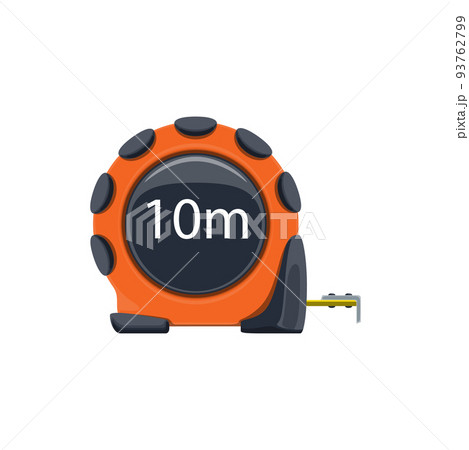 Measure tape or ruler tool, construction, carpentry and engineering measure equipment, vector. Self retracting measure tape, handicraft work tool, flat icon Measure tape or ruler tool, construction, carpentry and engineering measure equipment, vector. Self retracting measure tape, handicraft work tool, flat icon 93762799