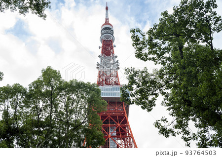 雄大な東京タワー 雄大な東京タワー 93764503