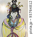 古代・中国・日本・伝統衣装の女性 93764812