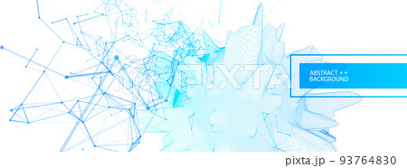 Modern science and technology background. Abstract sphere. 93764830