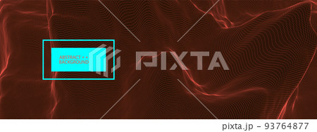 Wireframe landscape background. Futuristic vector illustration. Wireframe landscape background. Futuristic vector illustration. 93764877