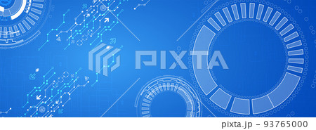 Abstract technology concept. Circuit board, high computer color background. Vector illustration Abstract technology concept. Circuit board, high computer color background. Vector illustration 93765000