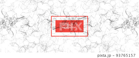 Abstract polygonal vector background with connecting dots and lines. Digital data visualization. Abstract polygonal vector background with connecting dots and lines. Digital data visualization. 93765157