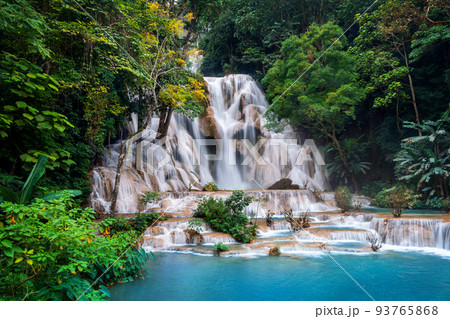 Kuang Si waterfall in Luang Prabang, Laos. 93765868