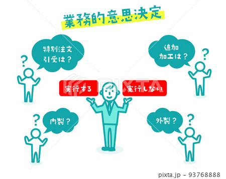 管理会計のイラストアイコン 93768888