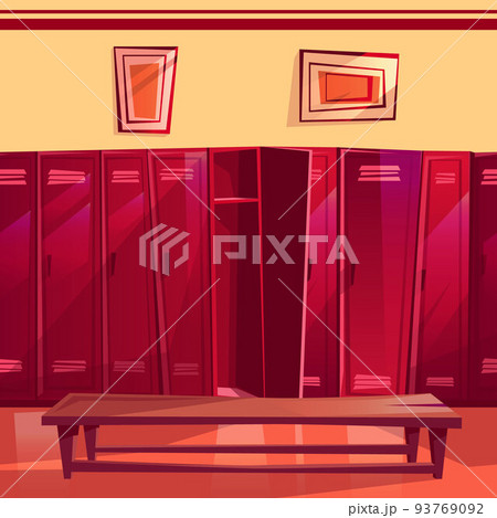 Locker room gym seamless vector illustration Locker room gym seamless vector illustration 93769092