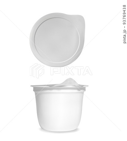 Yogurt plastic package vector illustration Yogurt plastic package vector illustration 93769438