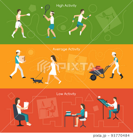Physical Activity Banners Physical Activity Banners 93770484