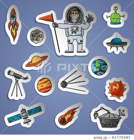 Space Stickers Set Space Stickers Set 93770485