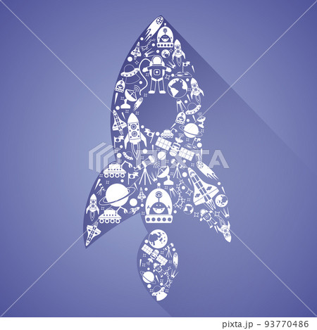 Space Rocket Illustration Space Rocket Illustration 93770486