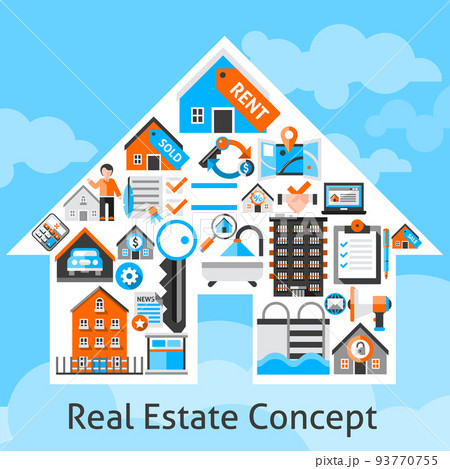 Real Estate Concept Real Estate Concept 93770755
