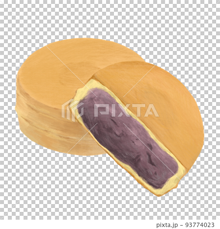 hand drawn illustration of imagawayaki 93774023