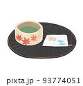 抹茶とお菓子 93774051