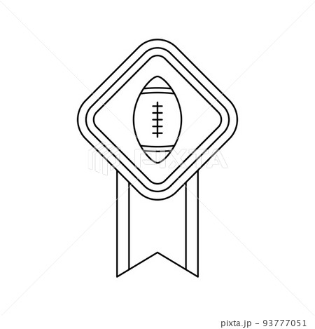 Coloring page with Medal for kids 93777051