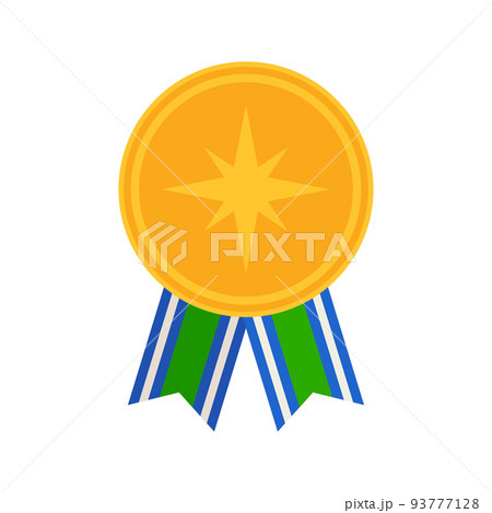 Medal isolated on white background 93777128