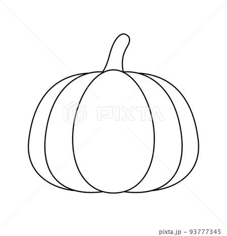Coloring page with Pumpkin for kids 93777345