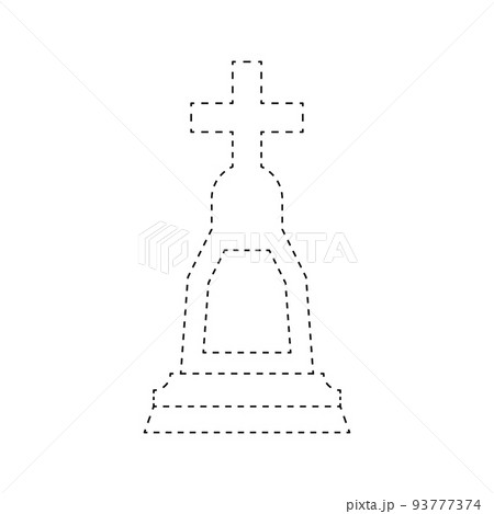 Tombstone tracing worksheet for kids Tombstone tracing worksheet for kids 93777374