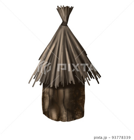 Watercolor beehive. House of wild bees. Illustration on a white background Watercolor beehive. House of wild bees. Illustration on a white background 93778339