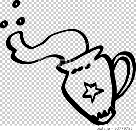 水瓶座簡單線描圖圖標（透明） 93779785