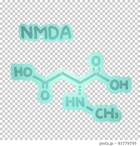 N-methyl-D-aspartic acid / NMDA Illustration 93779795