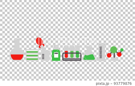 Illustration 5 wire wireless green red that looks like a laboratory table 93779876