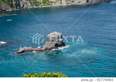 黄金岬から茶津海岸の積丹ブルーの絶景 黄金岬から茶津海岸の積丹ブルーの絶景 93779983