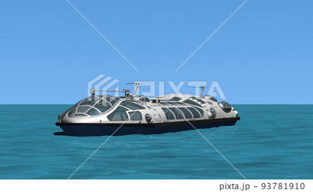 松本零士氏がデザインした水上バス卑弥呼のイラスト 93781910