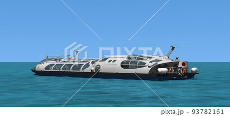 松本零士氏がデザインした水上バス卑弥呼のイラスト 93782161