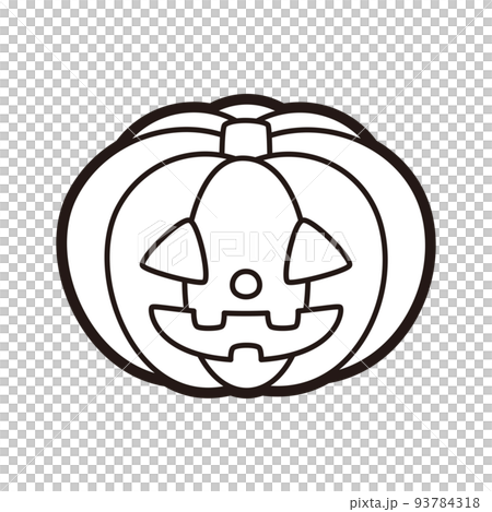 Halloween Jack-o'-Lantern coloring page