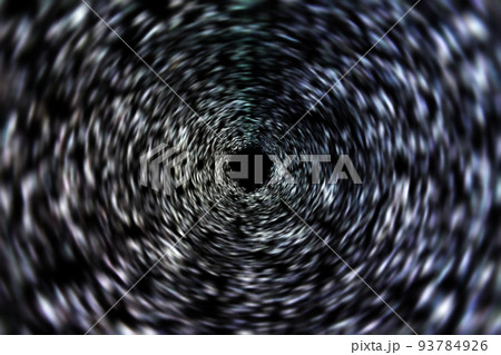 宇宙空間のワープをイメージした背景素材（ワームホール ・ブラックホールのイメージ） 93784926