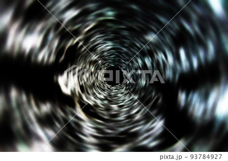 宇宙空間のワープをイメージした背景素材（ワームホール ・ブラックホールのイメージ） 93784927