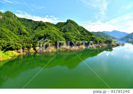 不動大橋/八ツ場あがつま湖より八ッ場大橋方面を望む(群馬県長野原町)【2022.8】 不動大橋/八ツ場あがつま湖より八ッ場大橋方面を望む(群馬県長野原町)【2022.8】 93785240
