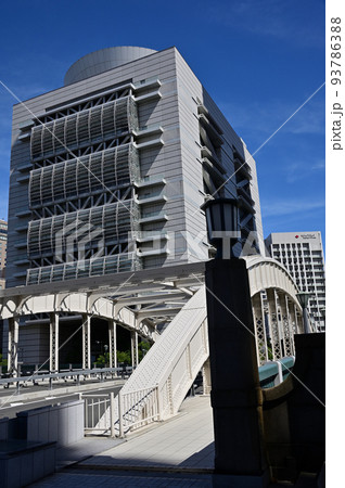 堂島大橋と高層ビル 堂島大橋と高層ビル 93786388
