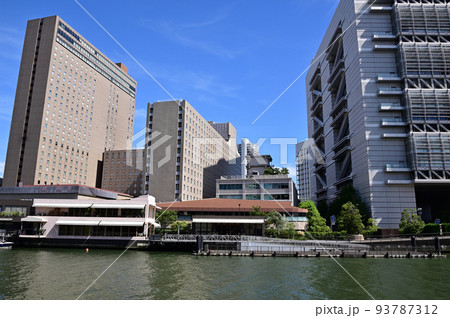堂島大橋周辺の高層ビル 93787312