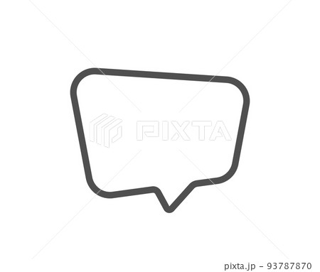 chat bubble icon vector