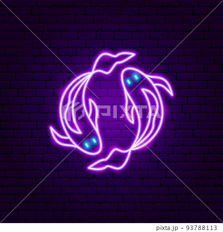 Pisces Zodiac Neon Pisces Zodiac Neon 93788113