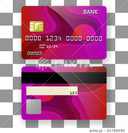 banking card template background design 3d texture wave 93788480